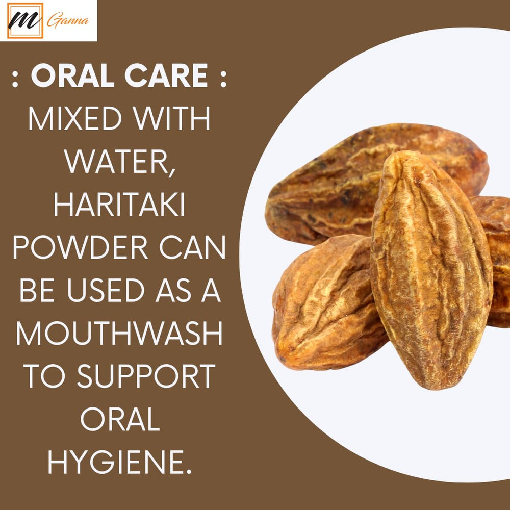 Dried Terminalia chebula fruits used to make Haritaki powder