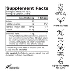 Herbal ingredients including elecampane, ginger and licorice