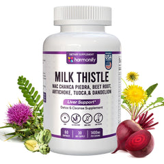 HARMONIFY Milk Thistle and Berberine Liver Detox bottle