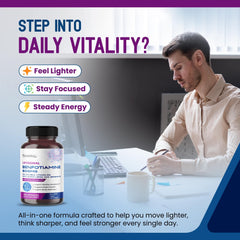 Liposomal delivery ingredients graphic for HarmoVira Benfotiamine