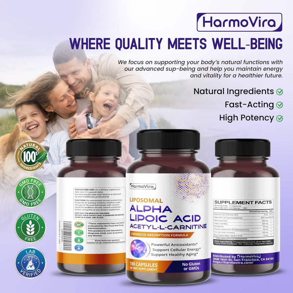 HarmoVira box and capsules