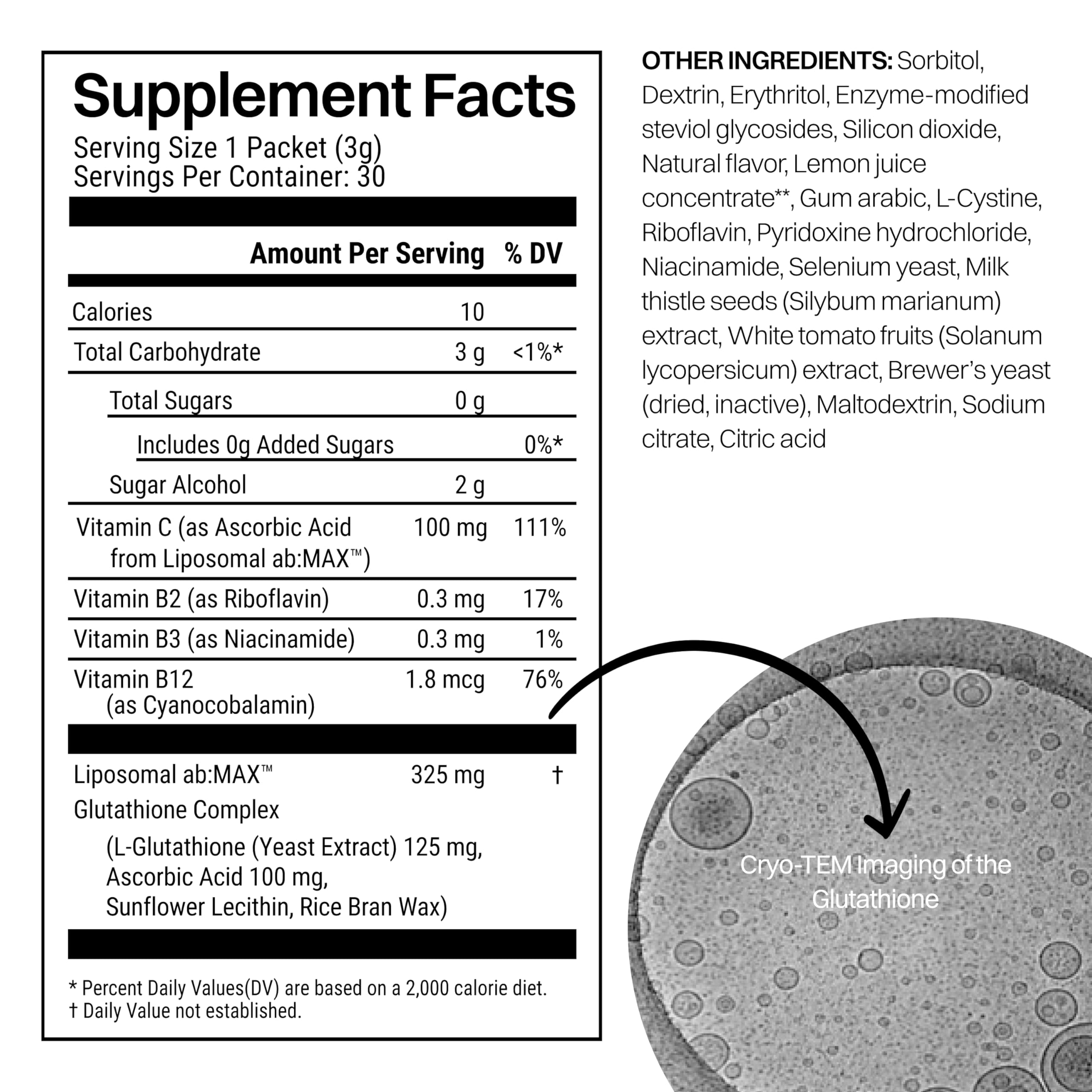 Vitamin C boost accompanying liposomal glutathione