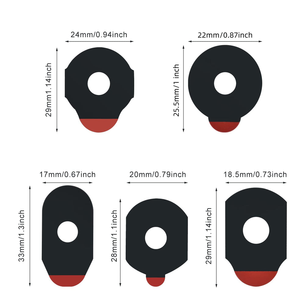 Pad dimensions 0.87x1 inch and 0.8mm thickness