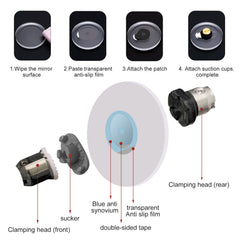 Roll of 1000 clear lens edging pads