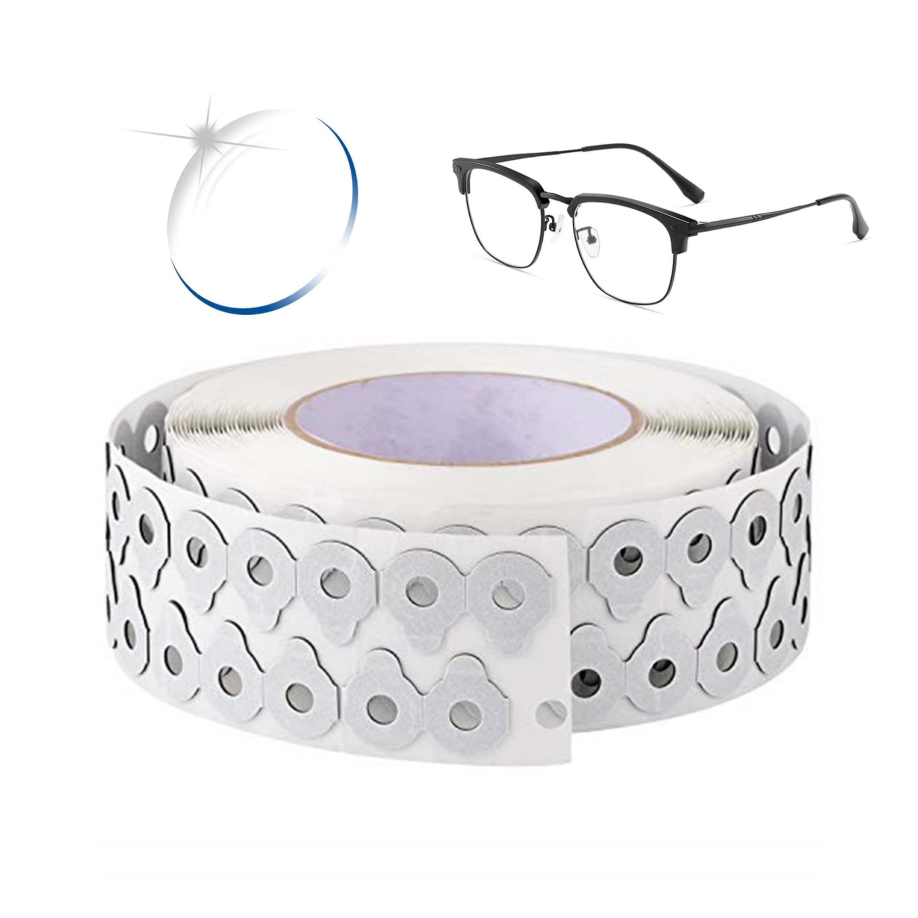 Hasefam 1000pcs lens blocking pads for eyeglasses edging