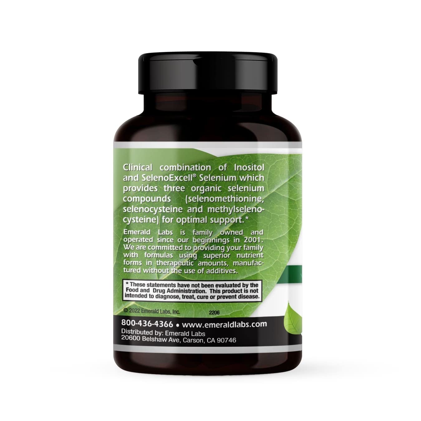 Myo-Inositol and thyroid support blend on HashiMune Health label