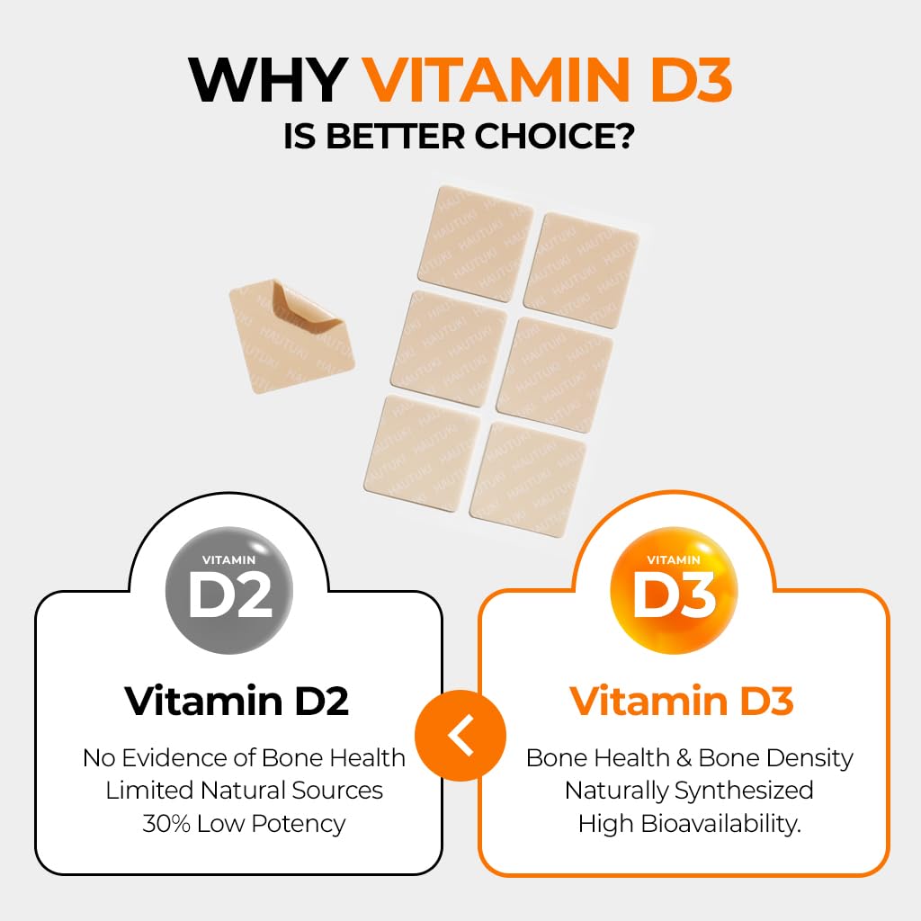 Hautuki patch ingredients label showing peptides and vitamins
