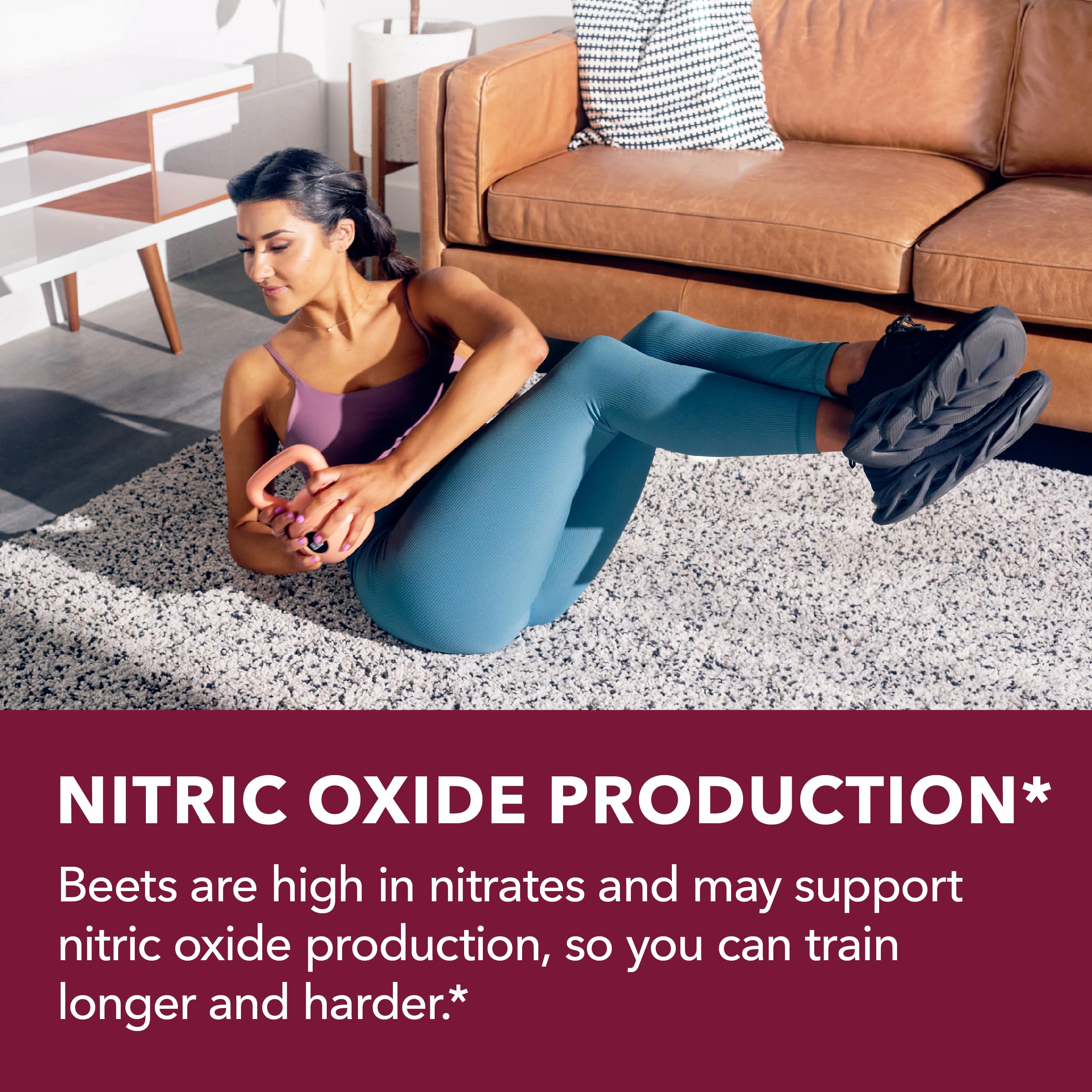 HAVASU NUTRITION Beet Root Gummies COQ10 label emphasizes nitric oxide support for performance