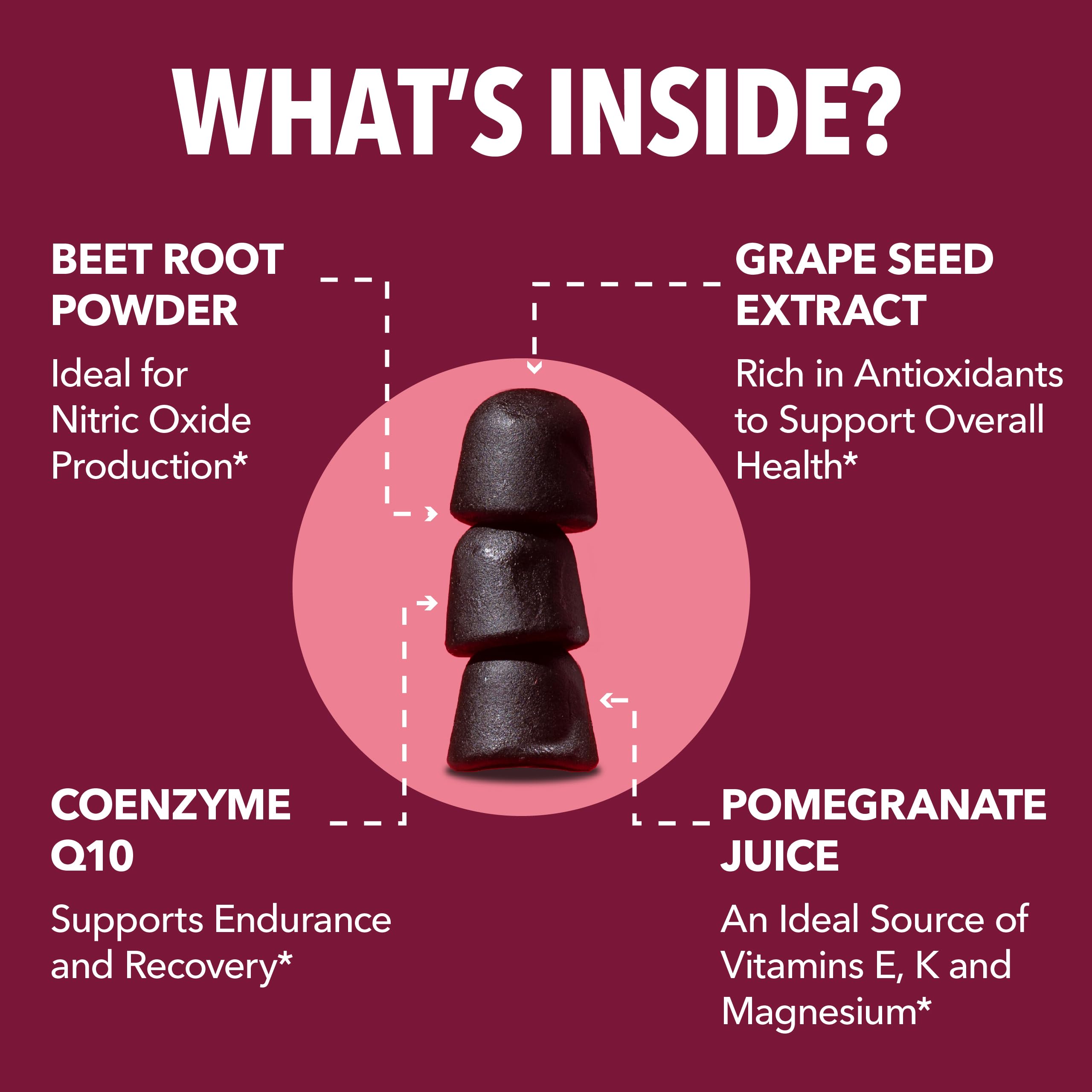 HAVASU NUTRITION Beet Root Gummies lifestyle shot of pre-workout use