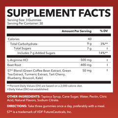 HAVASU NUTRITION nitric oxide gummies cinnamon bite highlights bold flavor for training sessions.