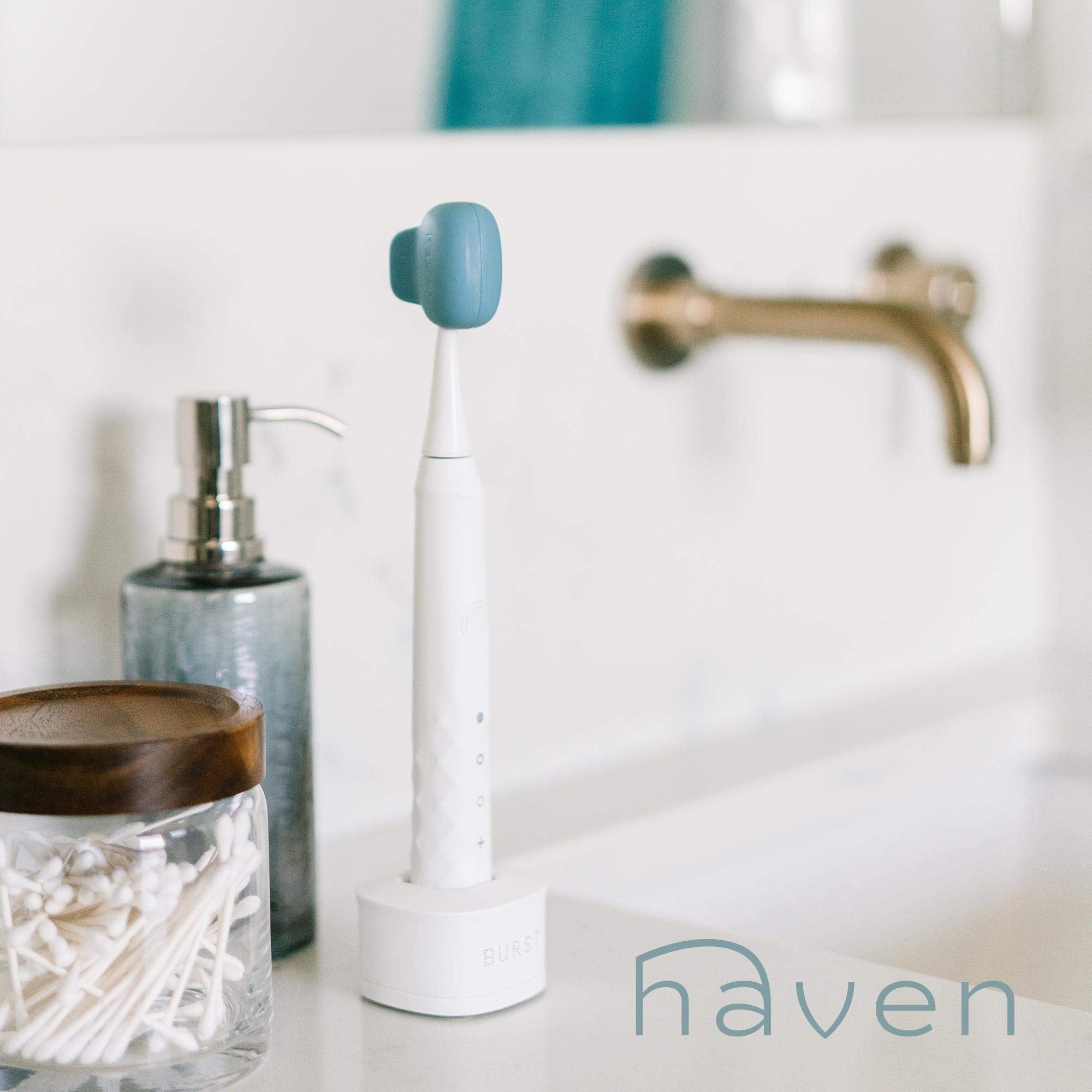 Haven Toothbrush Covers Protecting a Toothbrush While Traveling