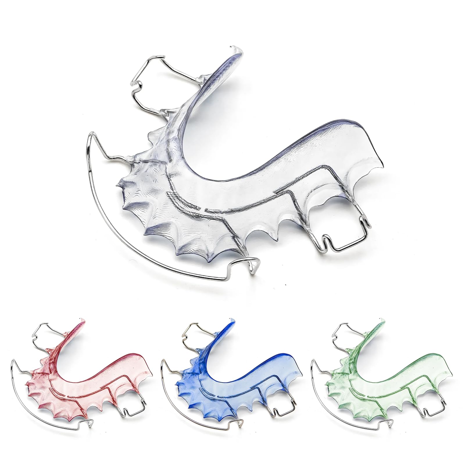 Upper Hawley retainer for adults with clear acrylic base