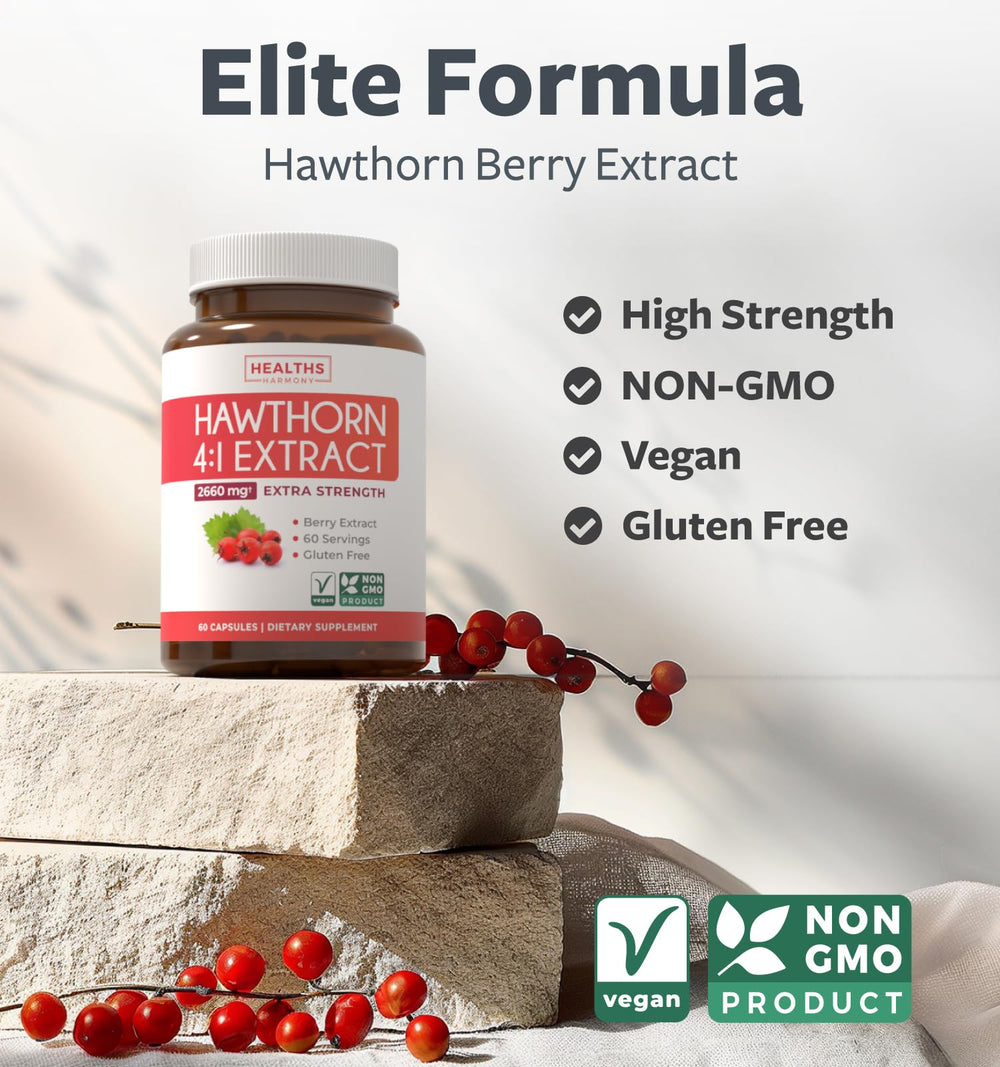 Hawthorn berries-only extract ingredient