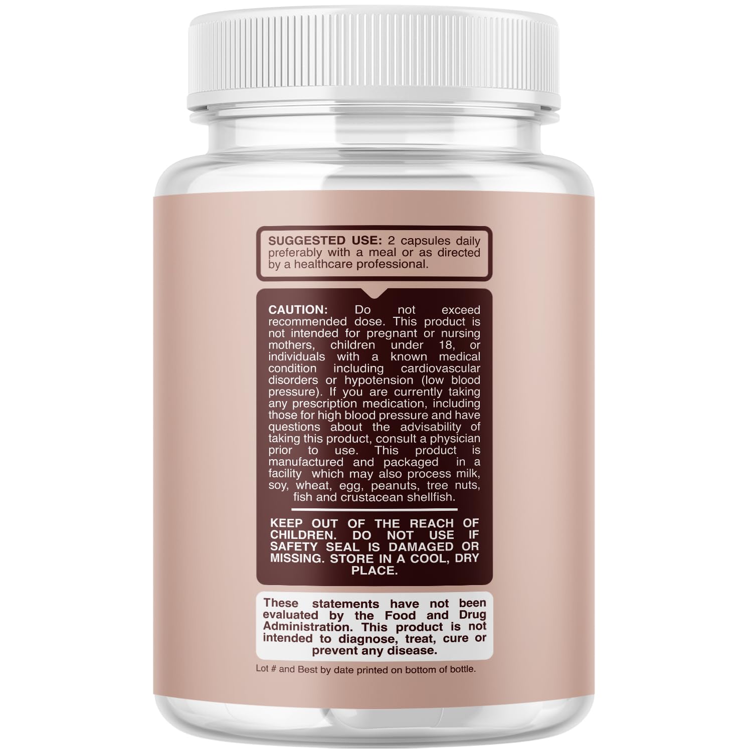 Close-up of Hawthorn berry extract showing 4:1 concentration