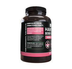 Ingredients panel for Hawthorn Berry Extract
