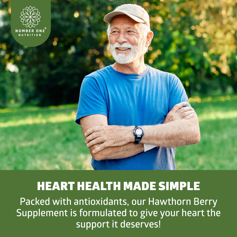 Hawthorn Berry extract supplement bottle label