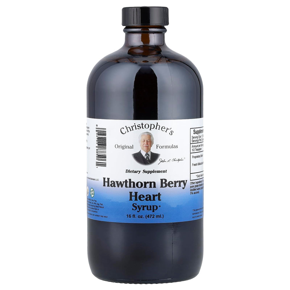 Christopher's Original Formulas Hawthorn Berry Heart Syrup bottle - 16 oz