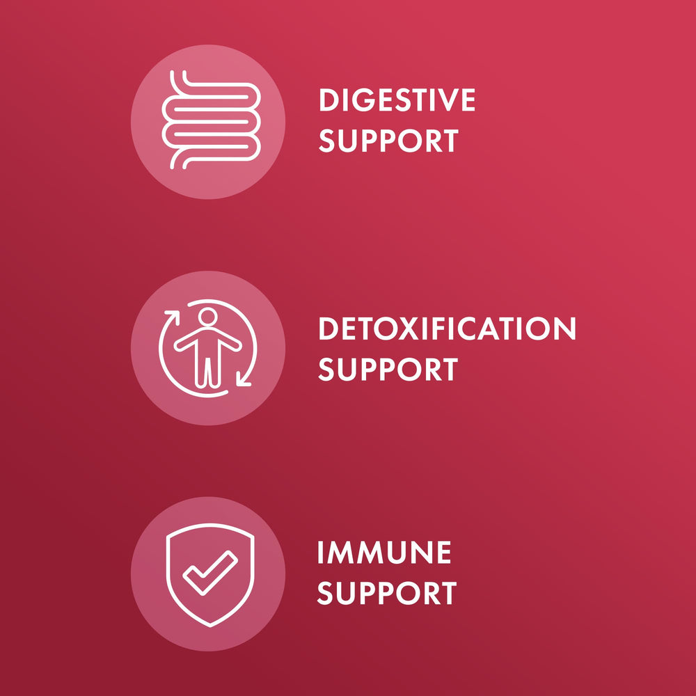 Bottle with Hawthorn and Hibiscus Liquid Drops label