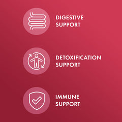 Bottle with Hawthorn and Hibiscus Liquid Drops label