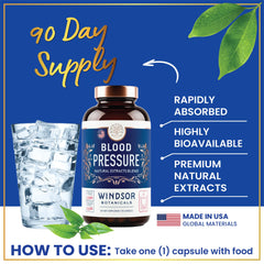 Hawthorn and olive leaf for maintaining normal blood pressure.