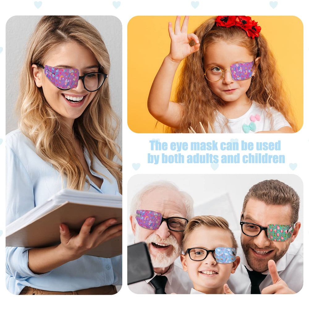 Haysandy blue eye patch for kids' glasses