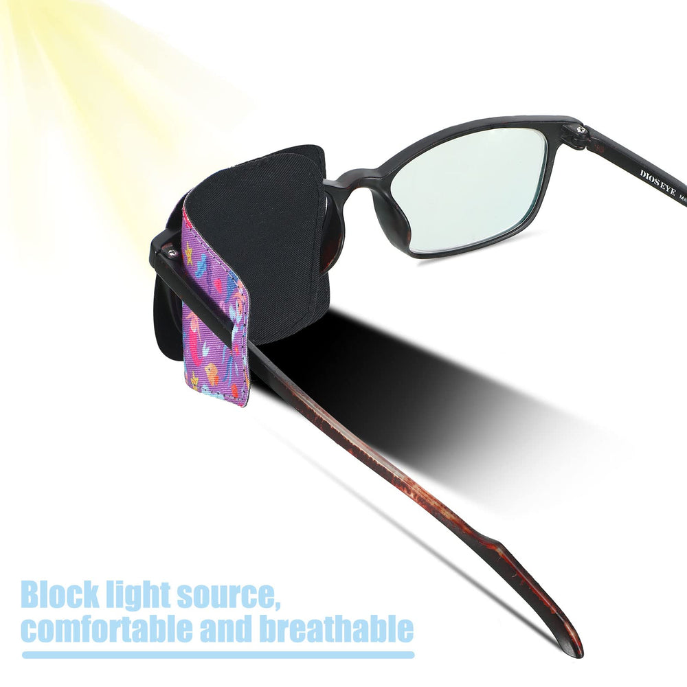 Haysandy pink and white eye patch for kids' glasses