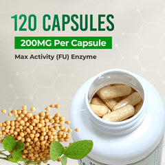 Gluten-free badge on bottle packaging