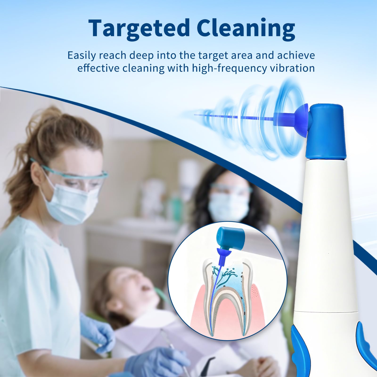 Close-up of heat-resistant bendable polymer material used in tips