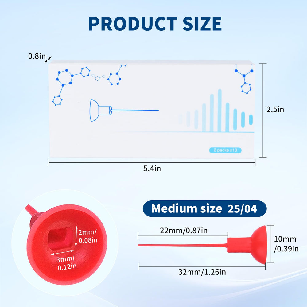 Close-up of red heat-resistant bendable polymer tip