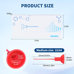 Close-up of red heat-resistant bendable polymer tip