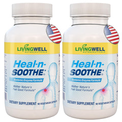 HEAL-N-SOOTHE joint support supplement bottle on white background