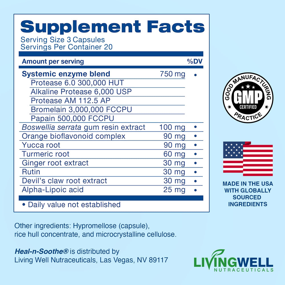 Natural ingredients label showing non-GMO and gluten-free claims