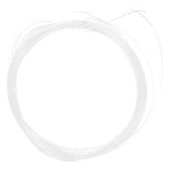 Healeved eyeglass repair string half-frame design