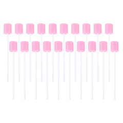 Healifty 200Pcs oral swabs pink packaging and product shot