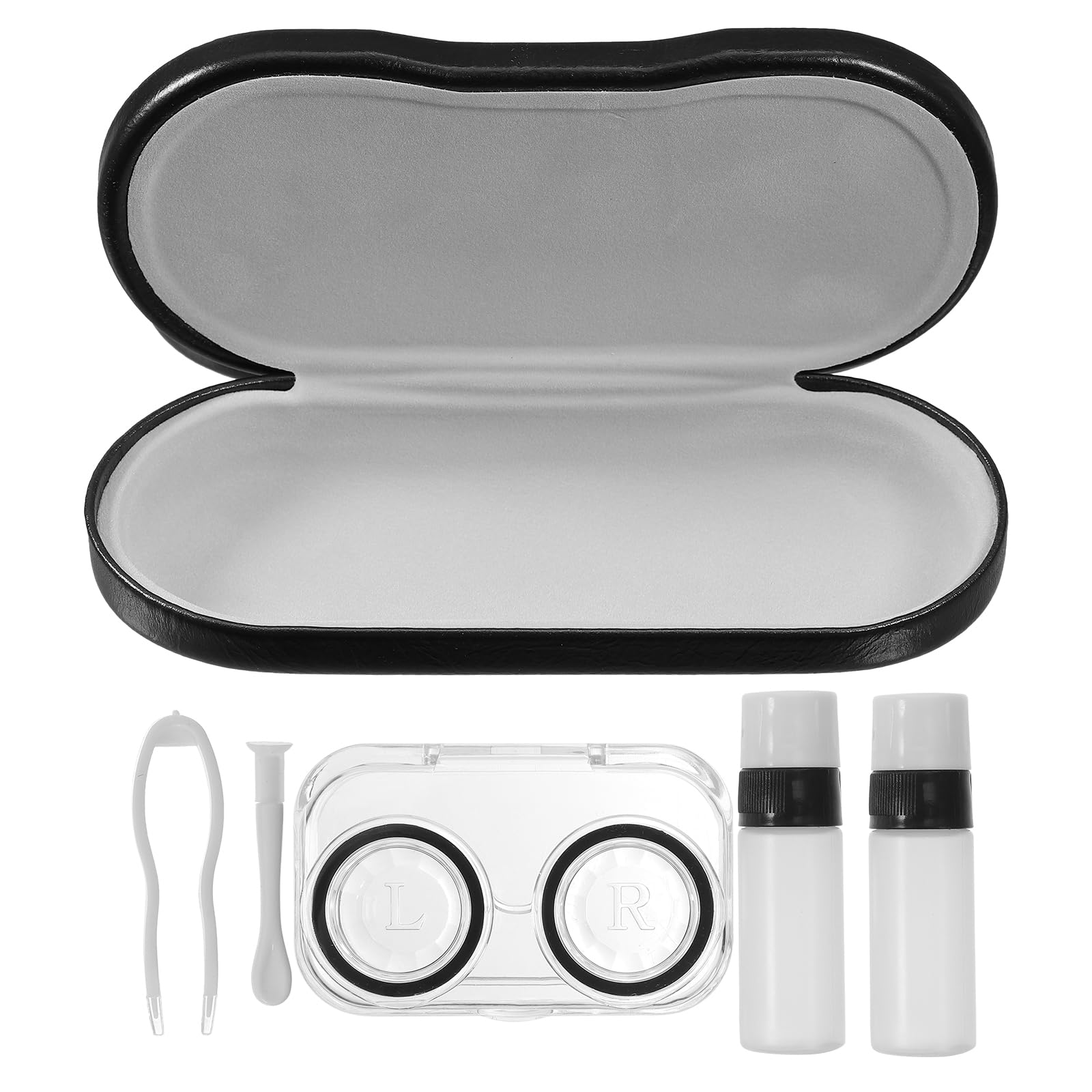 Integrated tweezer storage in lid
