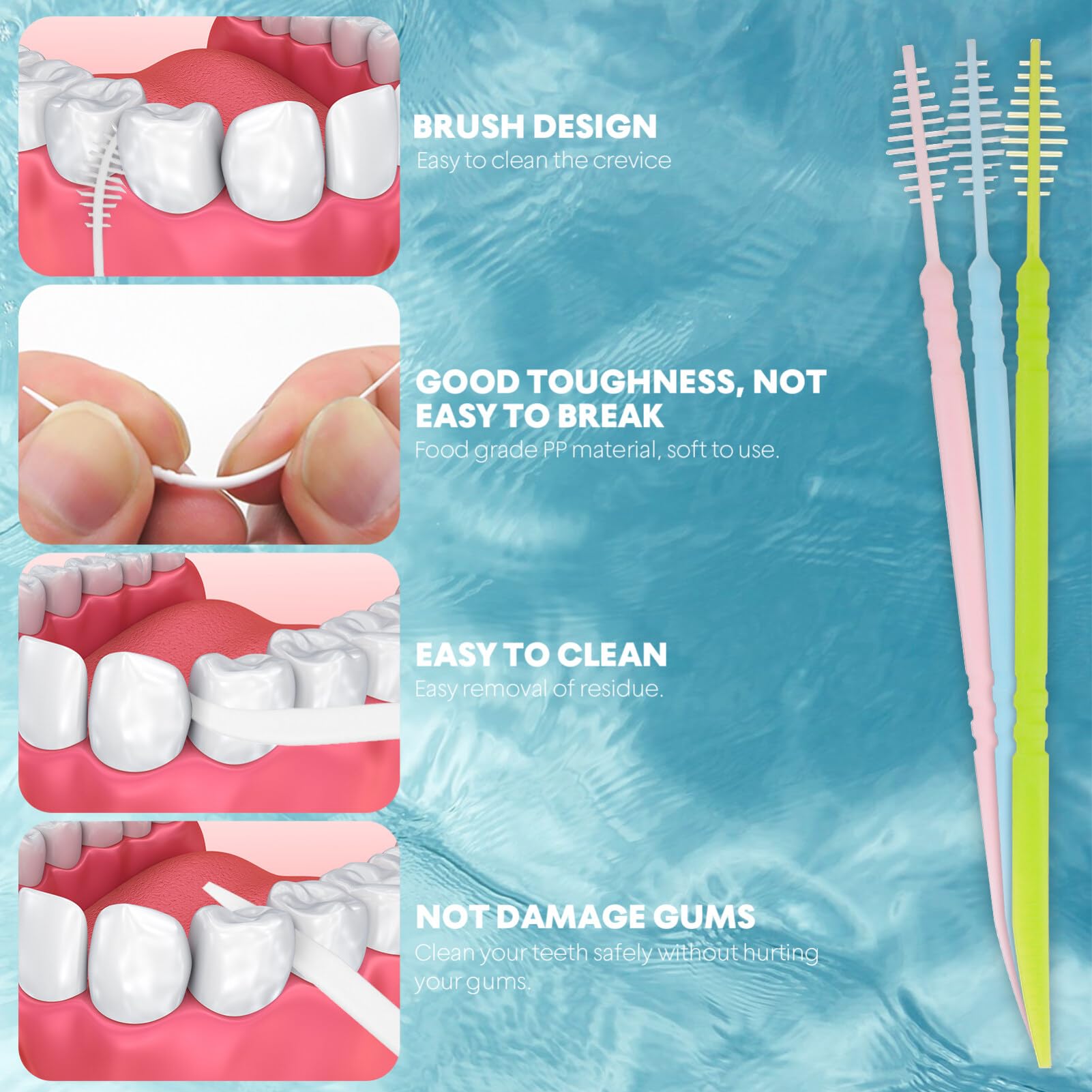Open box of Healifty disposable toothpicks