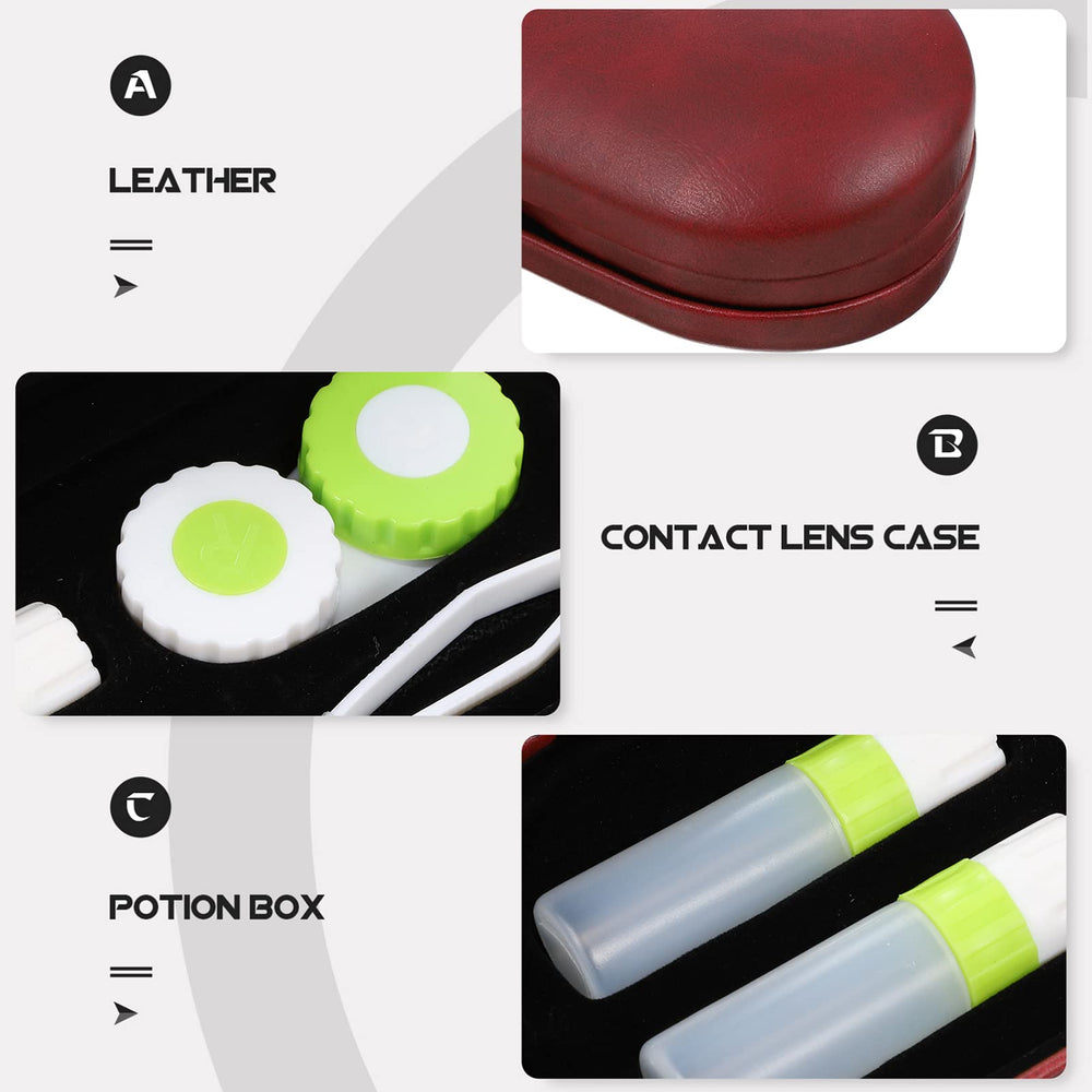 Interior compartment with lens accessories