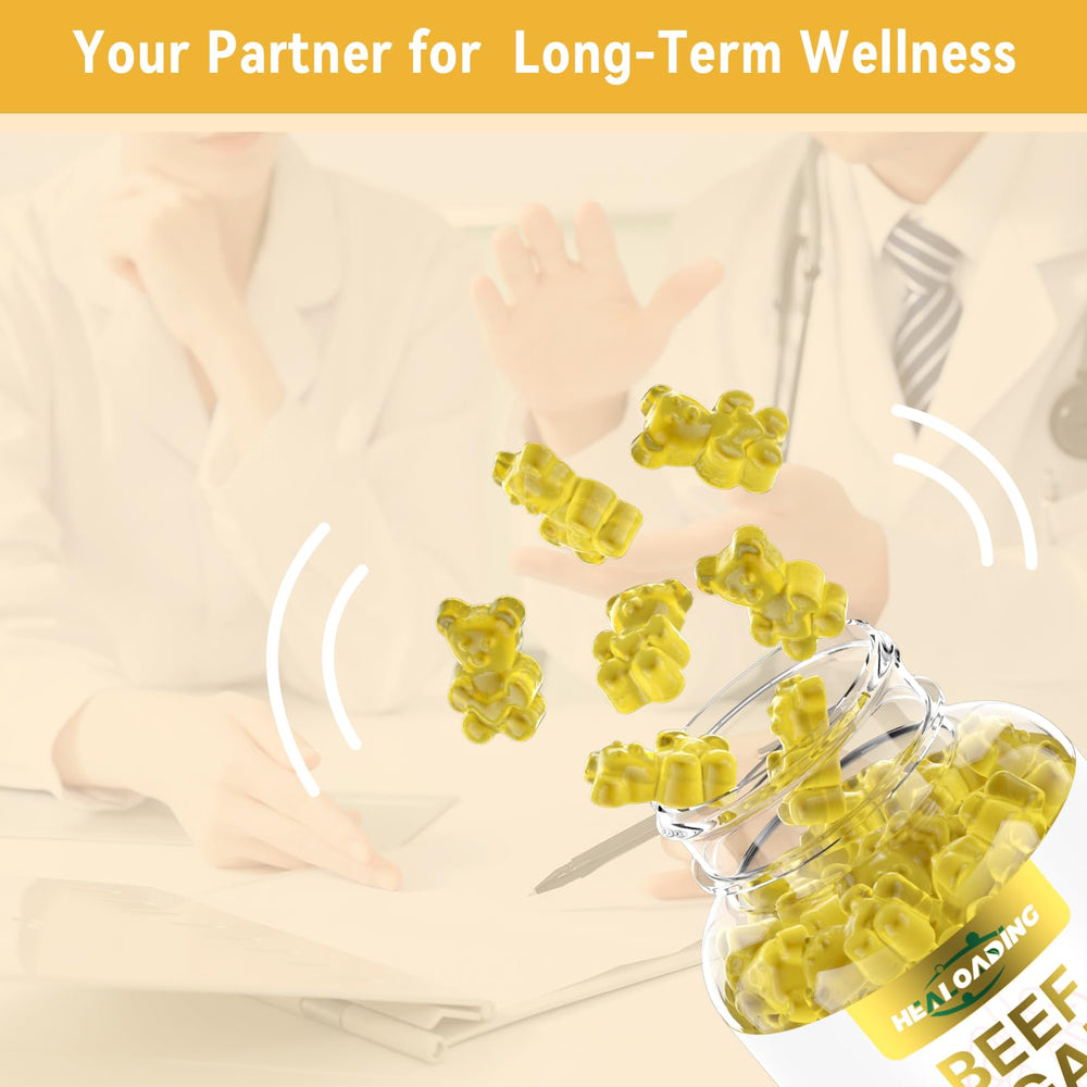 Family-friendly beef organ gummies suitable for all ages