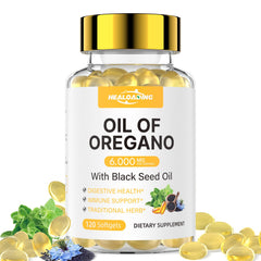 HEALOADING Oregano Oil Softgels bottle