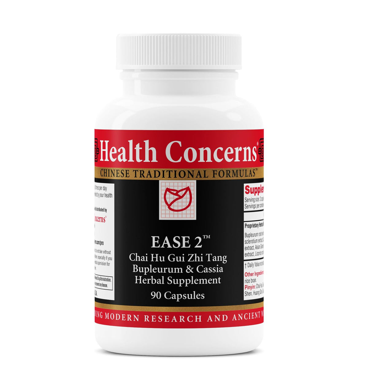 Health Concerns Ease 2 bottle representing liver and digestive support