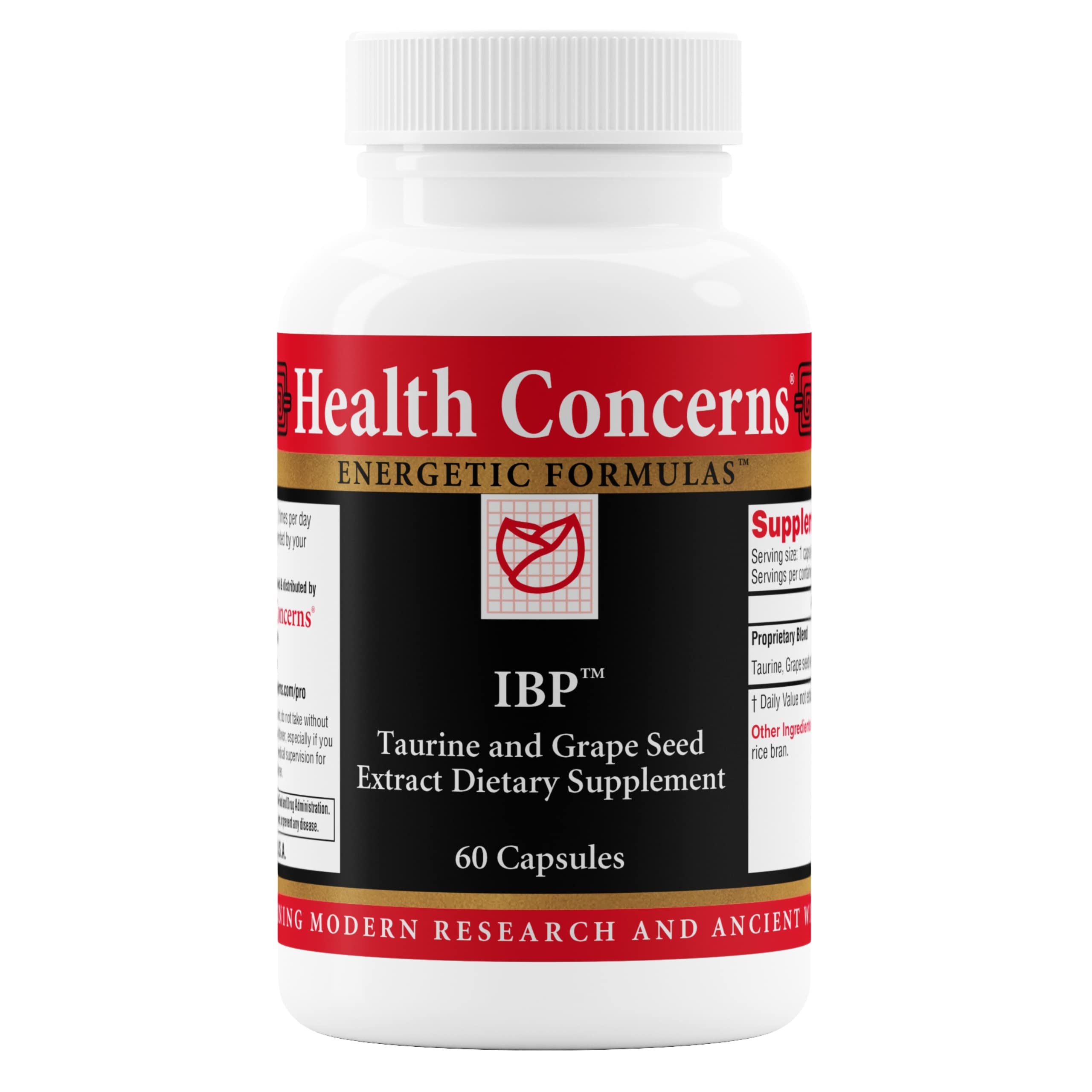 Health Concerns IBP bottle front view