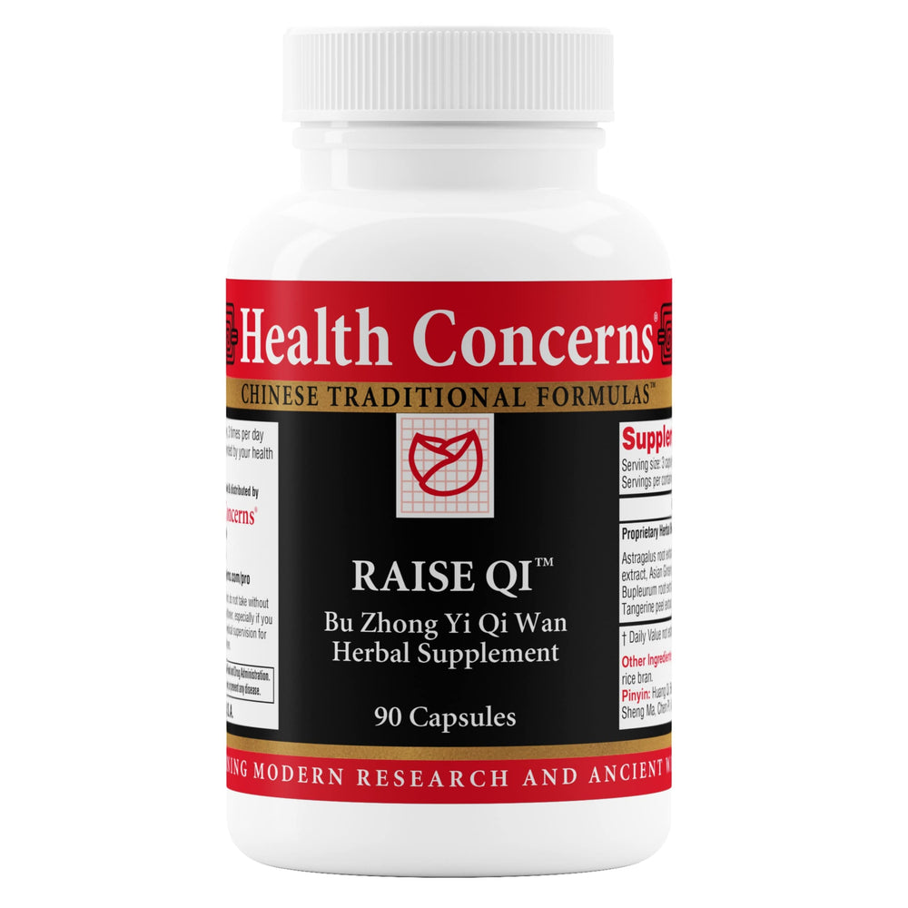 Health Concerns Raise Qi bottle label – 90 capsules