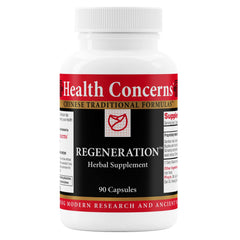 Front view of Health Concerns Regeneration bottle with 90 capsules