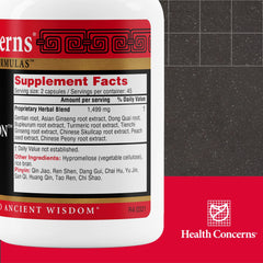 Close-up of Health Concerns Regeneration capsules