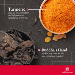 Shu Gan ingredients: Buddha's Hand, cardamom, and ginger