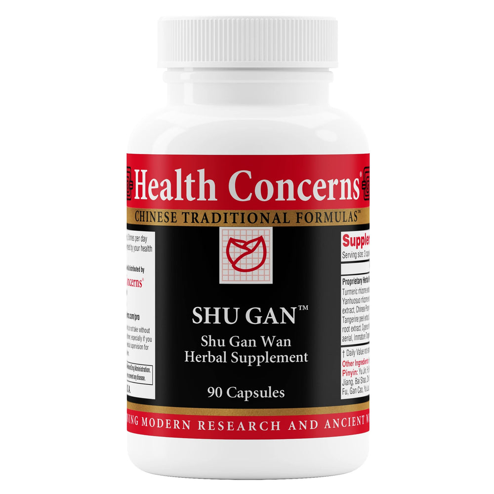 Shu Gan liver and digestion support formula bottle