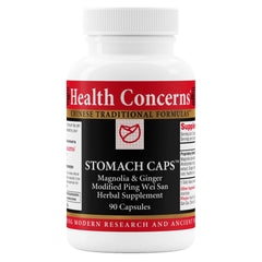 Health Concerns Stomach Caps bottle with label