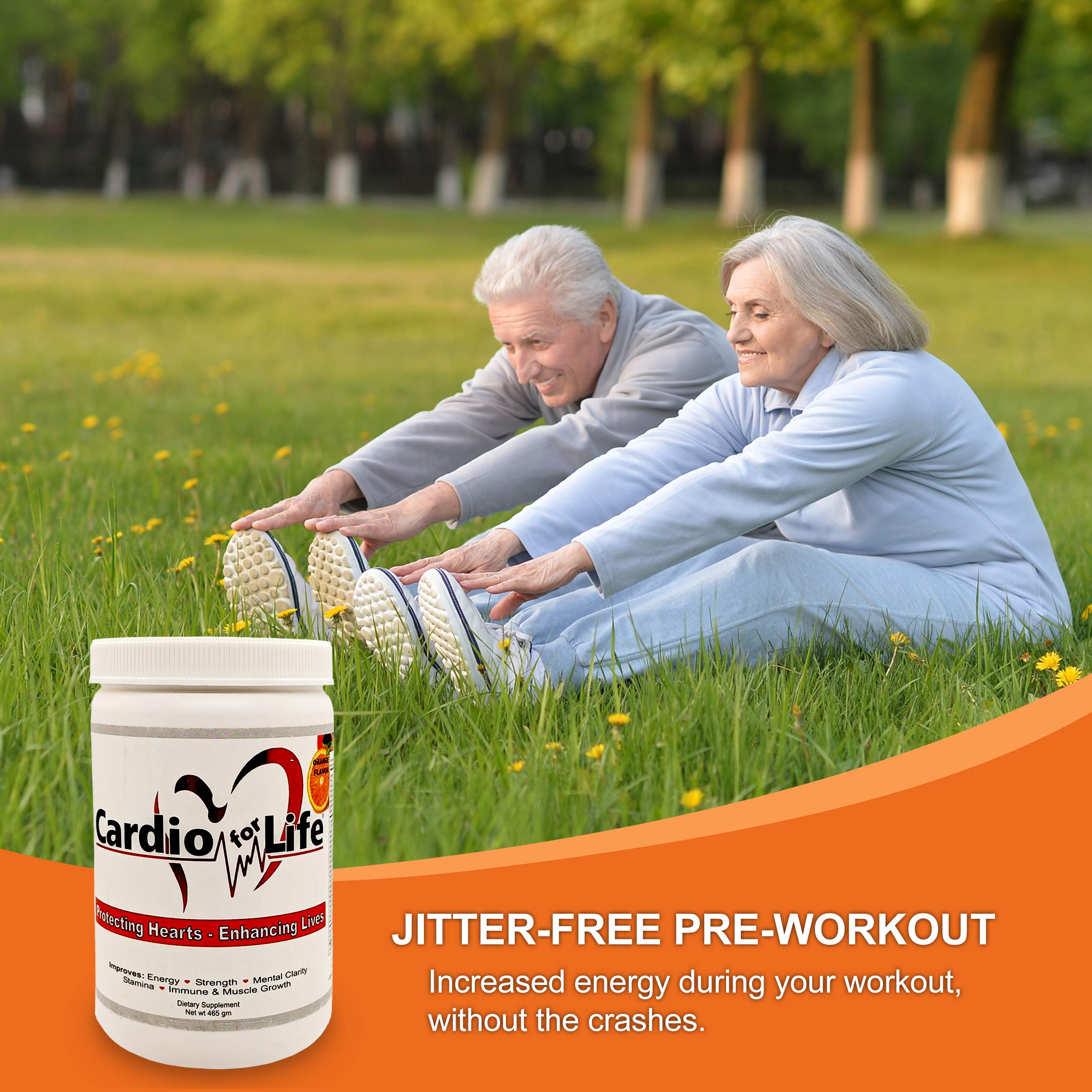 Graphic highlighting 5000mg L-Arginine per serving