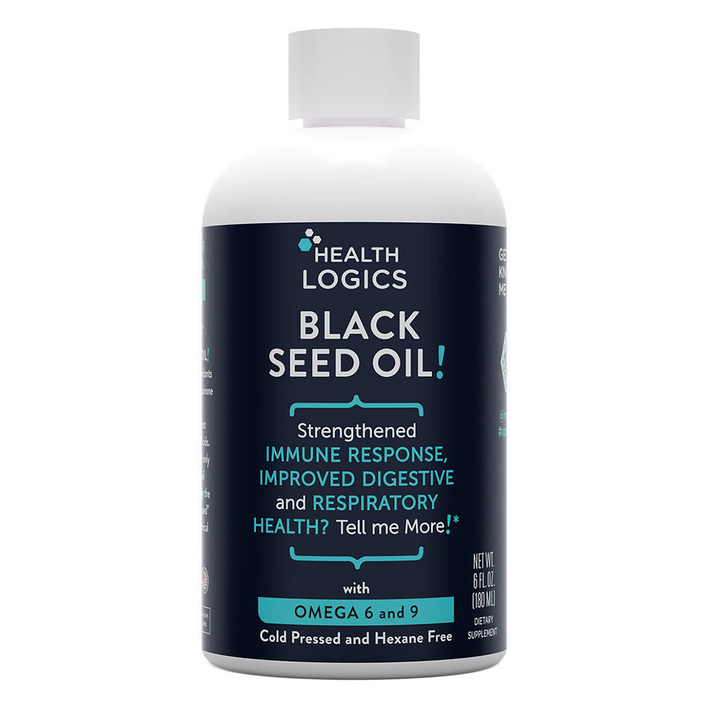 Health Logics Black Seed Oil bottle 6 fl oz