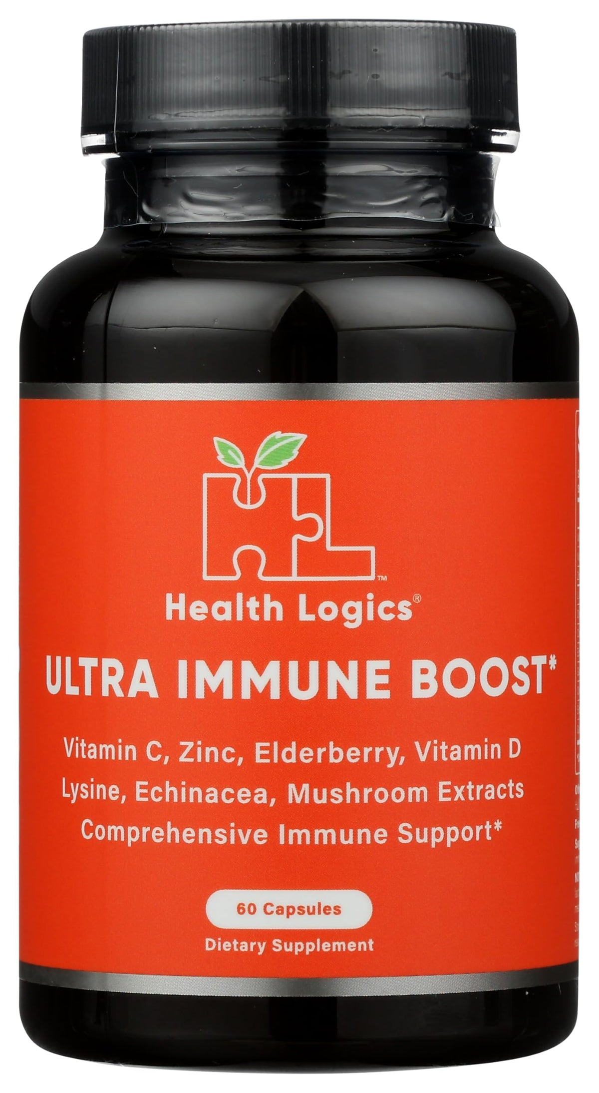Health Logics Fortify! immune support capsules bottle on a white background